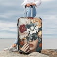 thumbnail image 7 of Zufioo Floral Head Dreamscape Print Luggage Case Protective Cover, Zippered Anti-scratch Luggage Case Cover, Suitable for Travel, Business, Unisex-Medium, 7 of 7