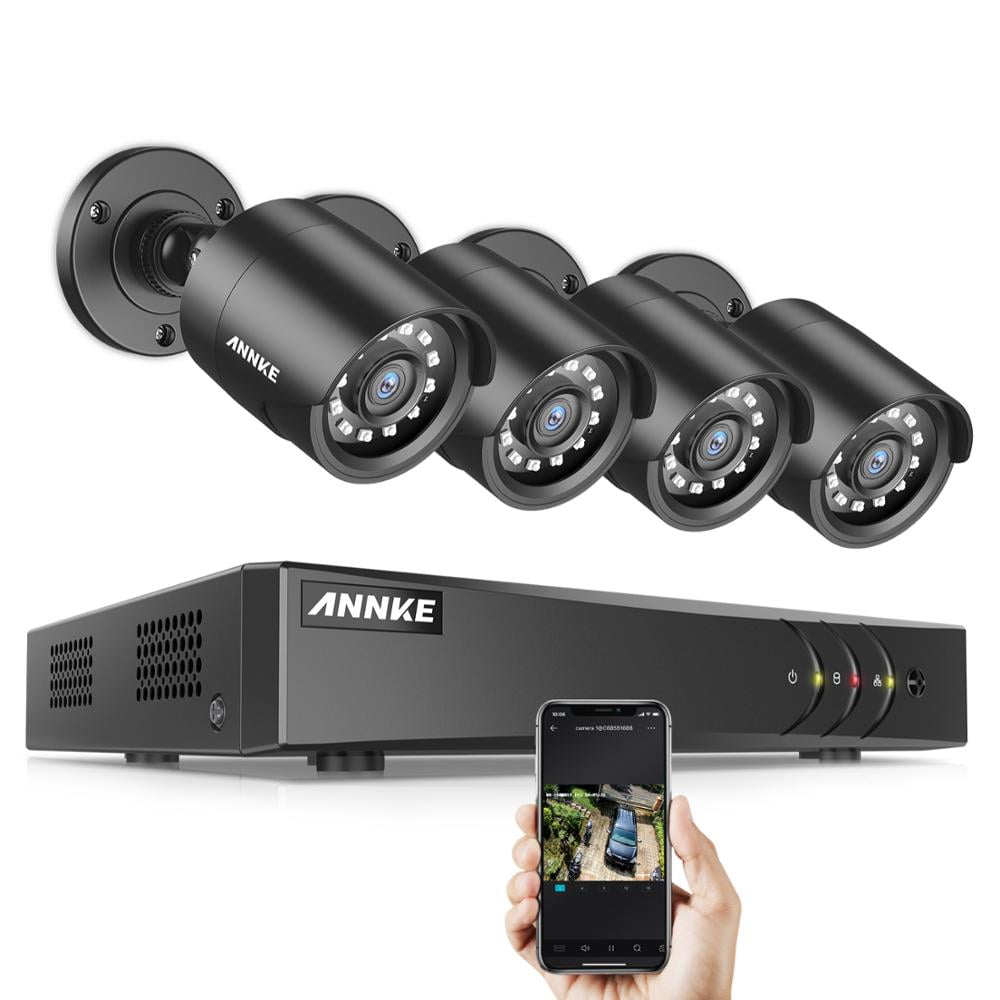 ANNKE 8CH 1080P Outdoor CCTV Video Home Security Camera System 4PCS Bullet Weatherproof Camera