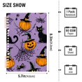 thumbnail image 2 of FORMRS 1-Subject Spiral Notebook 8" x 5" College Ruled 60 Refillable Sheet A5 Hard Cover, 2 Pack, Halloween Pumpkin, 2 of 7