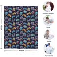 thumbnail image 4 of Colorful Games Device Dark Pattern Blanket,Comfortable Soft Flannel Throw Blanket,All Season,Warm Lightweight Blankets for Sofa Bed Couch Living Room Chair,30"x40", 4 of 4