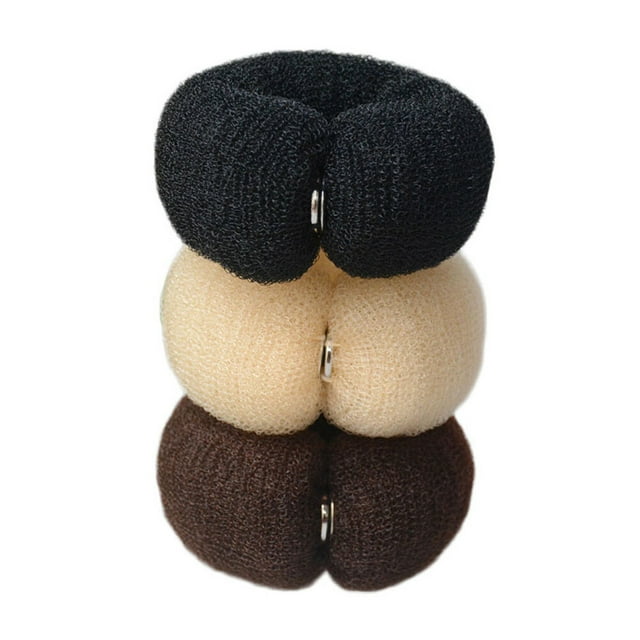 Miangastore 3 Pcs Moules à Beignets pour Cheveux Longs pour Femmes pour Salon de Coiffure