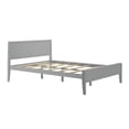thumbnail image 3 of Max & Lily Queen Bed Frame, Solid Wood Classic Platform Bed with Panel Headboard for Kids, 3 of 10