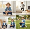 thumbnail image 3 of ToBeInStyle Boy's 4-Pack Casual Capri Pants Relaxed Fit - Classic - 0-3 Months, 3 of 9