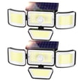 thumbnail image 1 of DAYBETTER Lámparas Solares Ext., 4 cabez., 3000Lm, IP65, Sensor Mov., 278 LED, 3 modos, 270°, para patio, jardín, garaje, porche, pack 2, 1 of 7