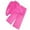 Kids 2 Piece Sets Hot Pink, variant on Boys & Girls Pant Sets 2 Piece Outfits 8-12 Years Tweens Kids Lightweight Long Sleeve Button-Down Shirts and Pants Solid Going-Out Set