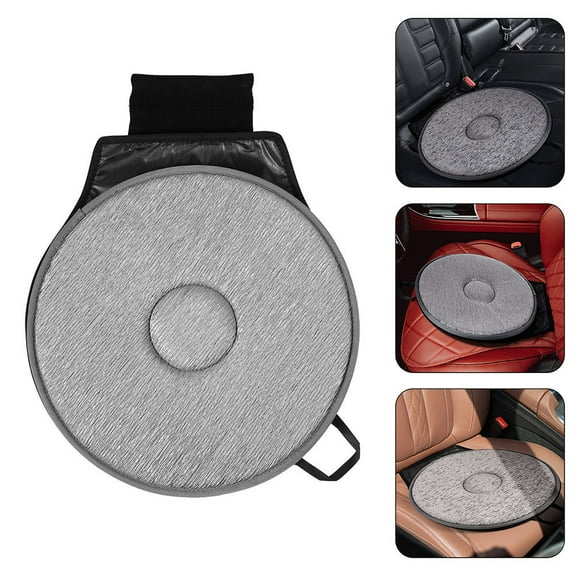 Hemoton 2pcs Seat Cushion Multi-functional 360° Rotating Car Seat Cushion Car Seat Cushion For Sitting