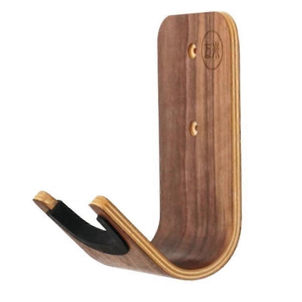 Guitar Skateboard Wall Hanger Unique Design Bent Wood Guitar Hanger Wall Mount Guitar Holder Acoust.