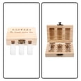 thumbnail image 4 of MasteelfCA Fetal Hair Storage Box Wooden Collection Box Fetal Hair Preserving Box Souvenir Storage Box, 4 of 8