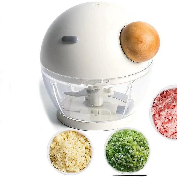 Manual Food Chopper, Manual Fruit And Vegetable Chopper With 3