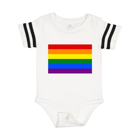 

Inktastic Gay Pride Rainbow Flag Gift Baby Boy or Baby Girl Bodysuit
