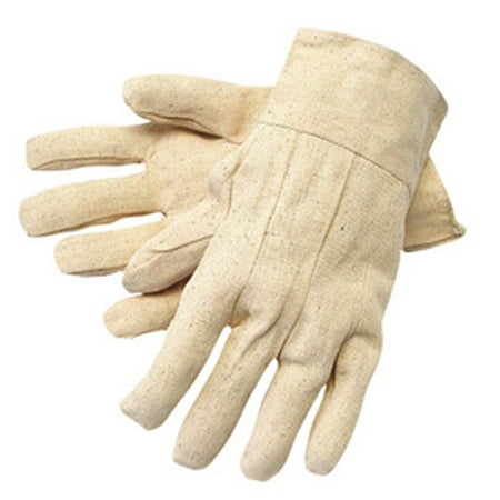 

Radnor White 8 oz Cotton And Polyester Clute Cut General Purpose Gloves With Band Top Cuff (4 Dozen)