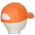 Daxton Structured Baseball Hat Cap Curved Visor Old English Font Alphabet A to Z, Orange Hat