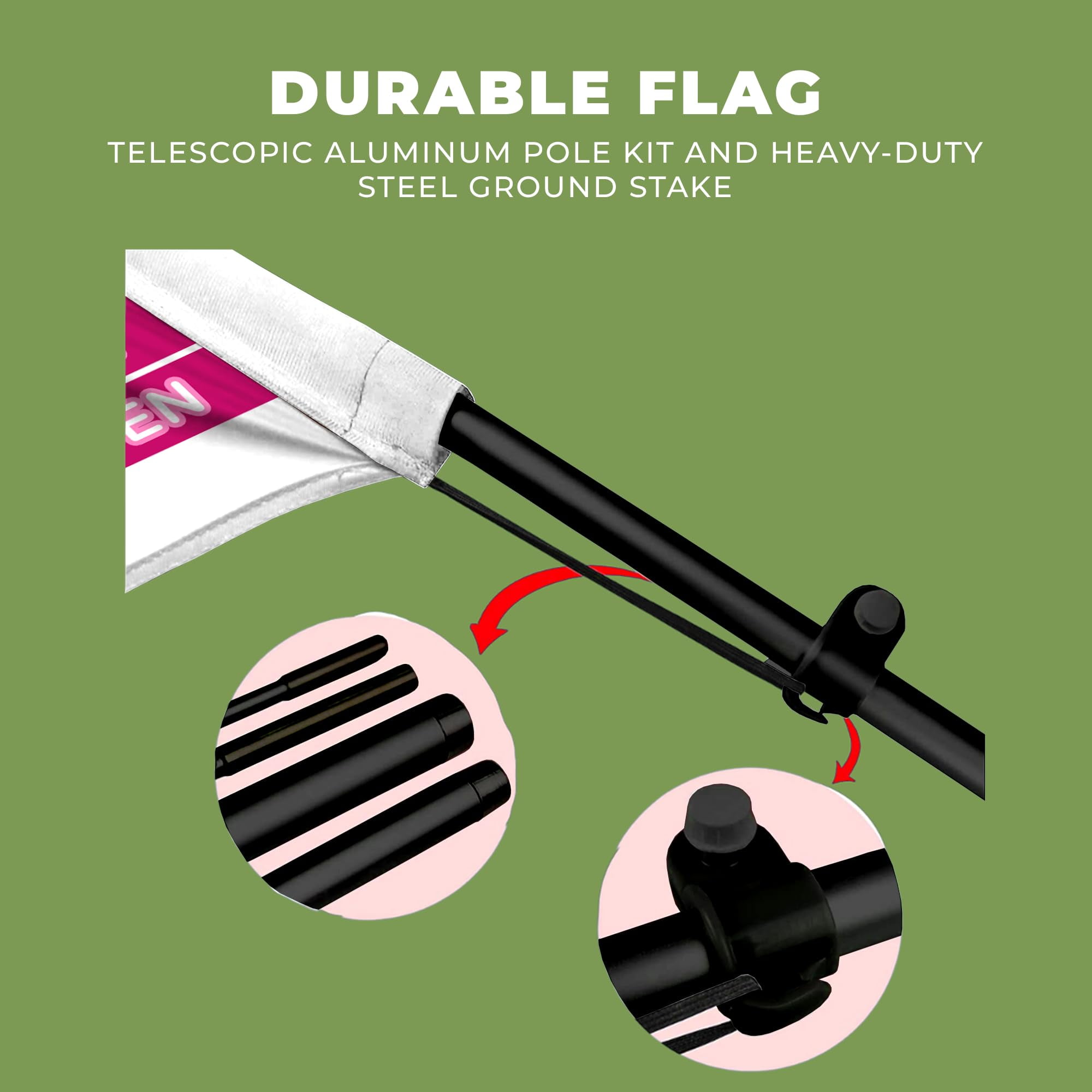 Dunkin Donuts Feather Flag(11.5Feetx2.5Feet) By Dreamcontroller For Business Outside With Optional Add-On Pole(15Feet) and Groundspike | Custom Swooper Flag | Made In Usa