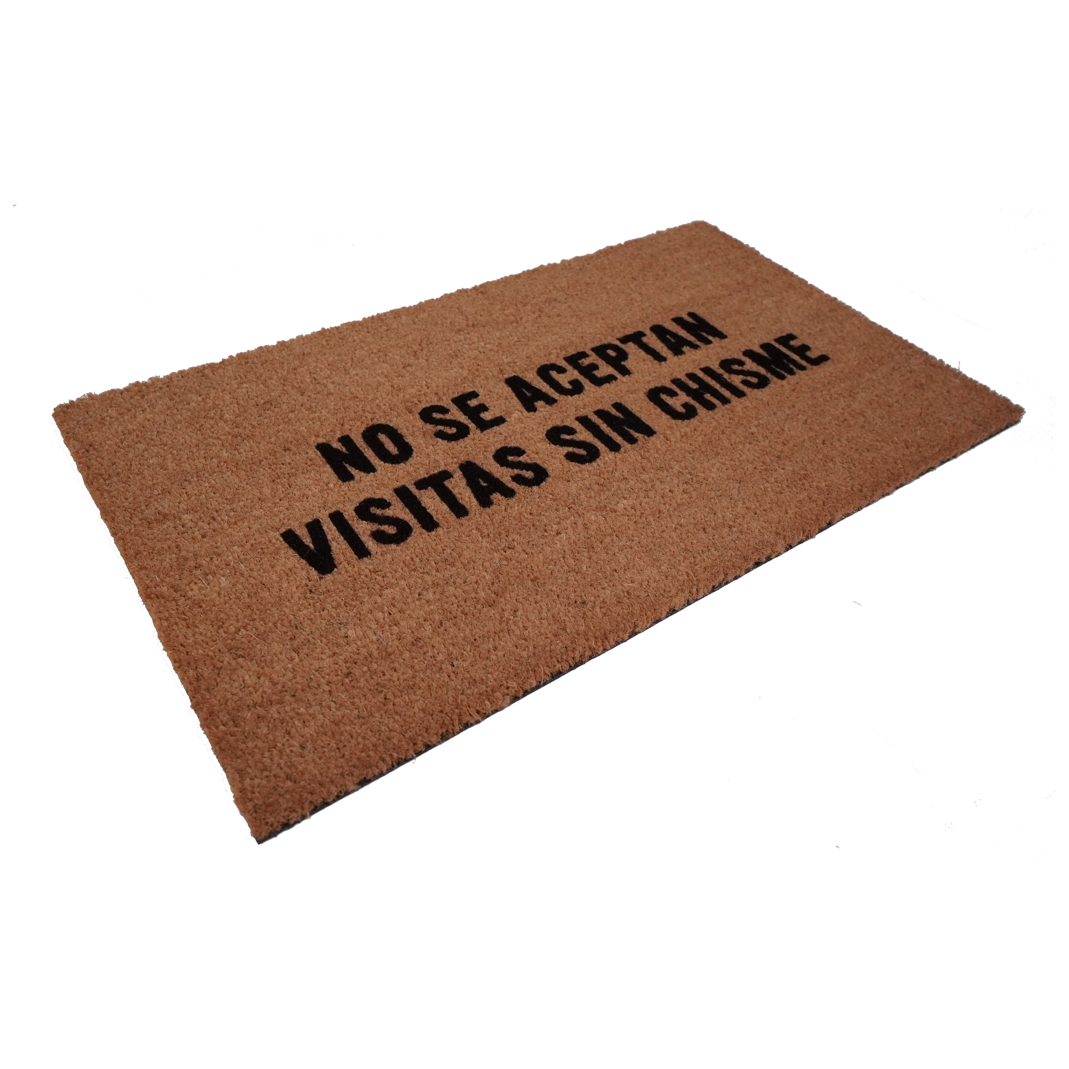Calloway Mills 110772436 No Se Aceptan Visitas sin Chisme Doormat 24" x 36"