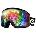 thumbnail image 4 of Ski Goggles w Ski Mask for Adult, Double Anti-Fog Lenses UV400 Protection OTG S2 Goggles for Snowboarding Skating Sledding, 4 of 5