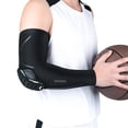 thumbnail image 2 of A pair Pack Comfortable Phosphorus Crash Elbow Pads Anti-collision Men's Compression Outdoor Sports Arm Guard Sleeve, 2 of 14