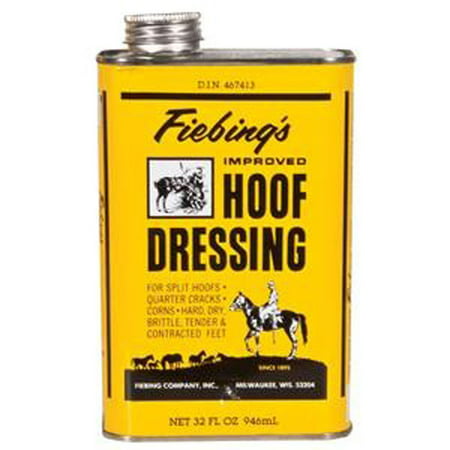 Fiebings Hoof Dressing 32oz Treat Split Hooves Quater Qracks Corns Restore (Best Hoof Dressing For Horses)