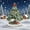 A-5A Home Decor, variant on Weekly flyer karymi Christmas Tree Santa Snowman 2D Flat Ornament Gold Series Holiday Gift for Tree Table Decor Room Decor New & Trending Super Savings Week