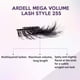 thumbnail image 3 of Pestañas postizas Ardell Mega Volume Lash 255 NeverFlat Curl, 3 of 3