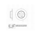 thumbnail image 4 of Winstop Brake Rotor, Rear WS238164, Mercedes-Benz C230 2007-1997, 4 of 4