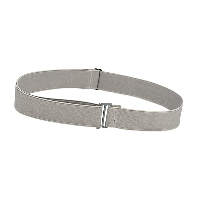 Cinturón elástico para mujer, cinturones de mujer para pantalones, cómodos cinturones ajustables que no se muestran Gris Yuyangstore Cinturón