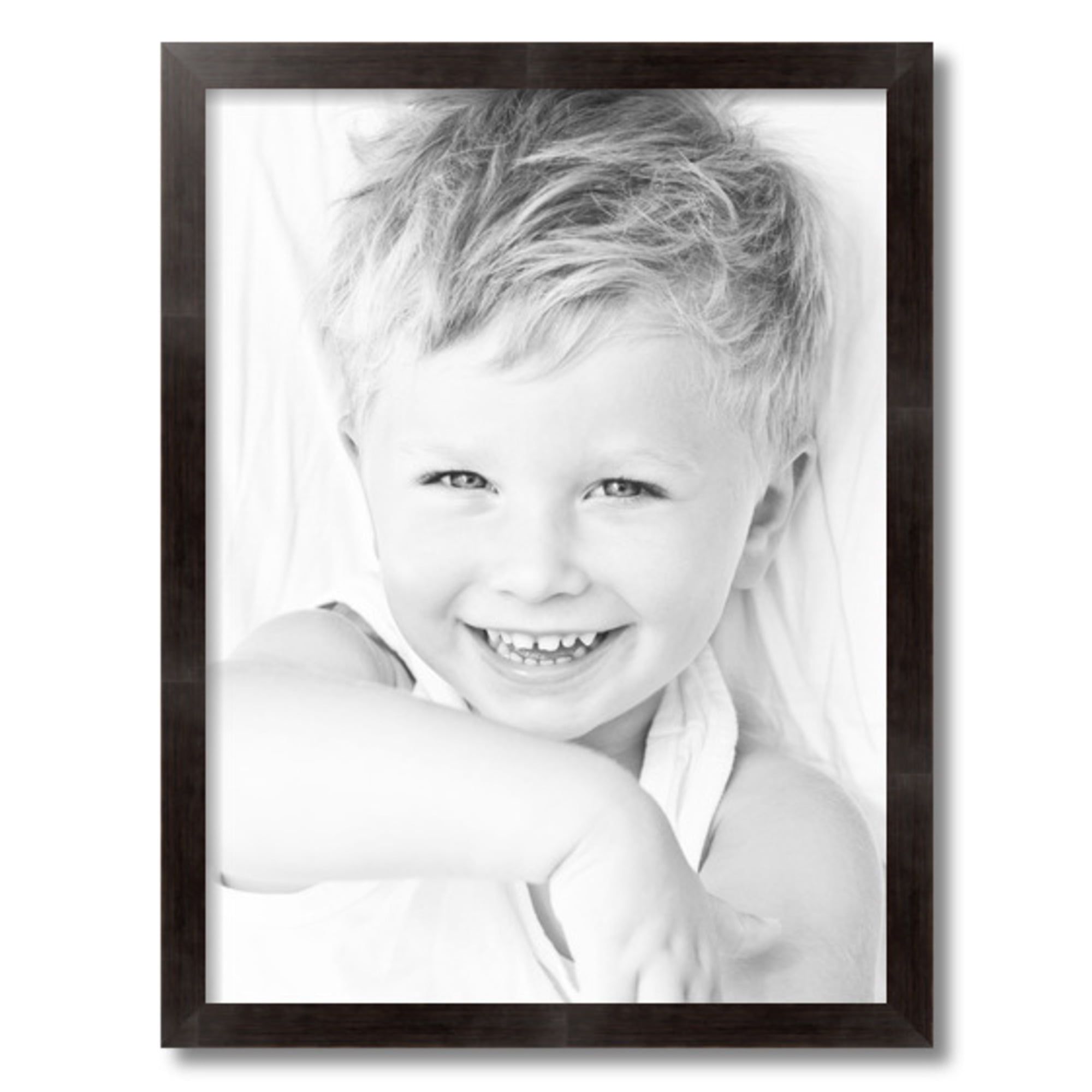 ArtToFrames 18" x 24" Wooden Finish Mahogany Picture Frame, 18x24 inch Brown Wood Poster Frame (WOM-4958), 1 Pack