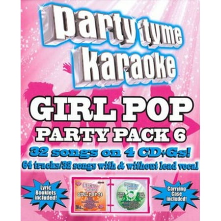 Party Tyme Karaoke: Girl Pop Party Pack 6 (CD) (Best Female Karaoke Music)