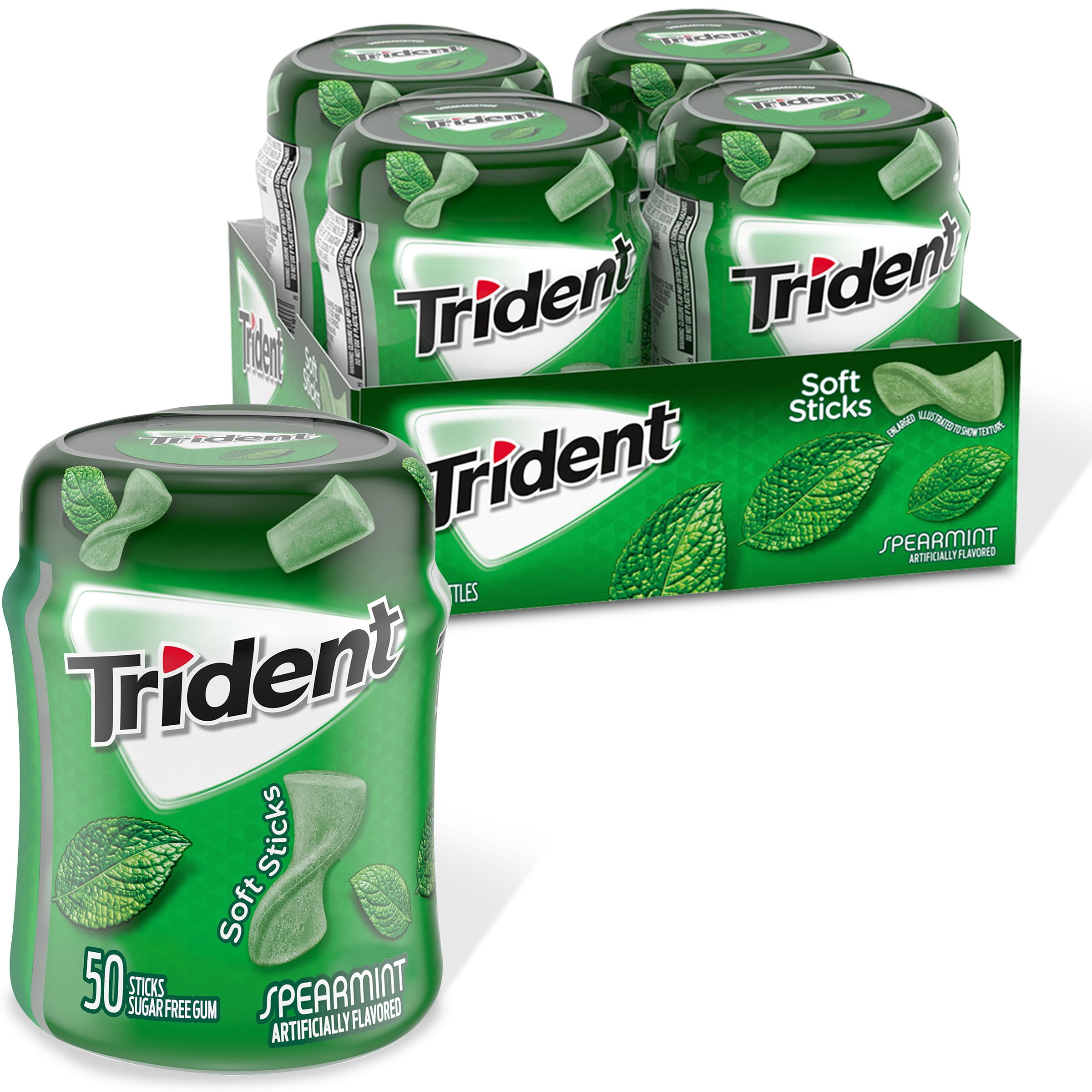 trident-unwrapped-spearmint-sugar-free-gum-4-bottles-of-50-pieces-200