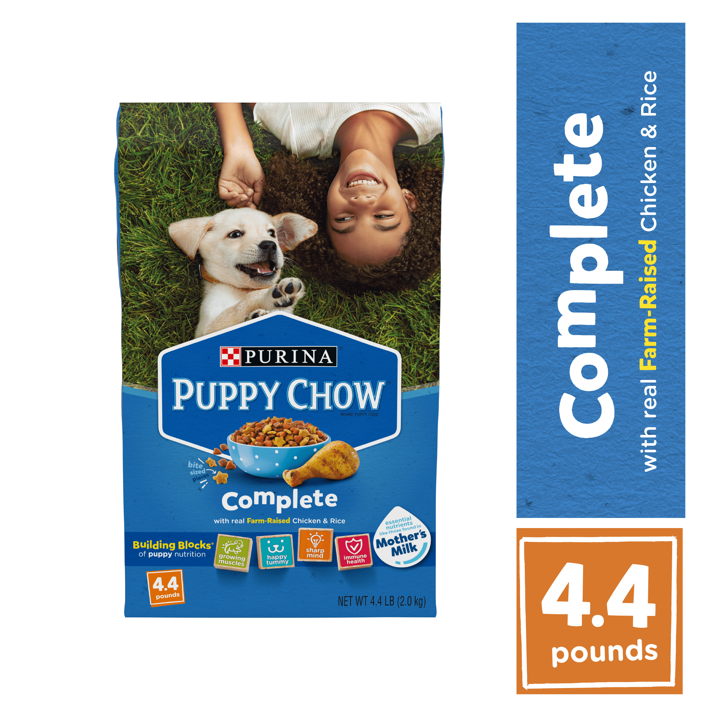 how long do you feed a puppy puppy chow