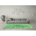 thumbnail image 3 of Ahgly Company Indoor Rectangle Abstract Emerald Green Modern Area Rugs, 2' x 5', 3 of 4
