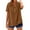 519_Khaki, variant on ZHENHONG T Shirts for Women,Fashion Casual Henley Neck Short Sleeve T Shirt Cotton Linen Drop Shoulder Blouse,Beige Women Blouses