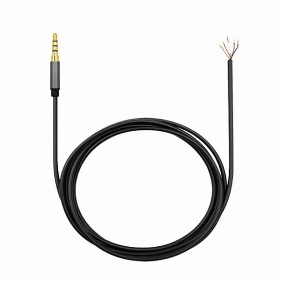 100/200/300cm 3.5mm Male Plug to Bare Wire Audio Cable Head-mounted Earphone Wire for Headphones Headsets Repairment