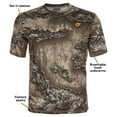 thumbnail image 3 of Blocker Outdoors Angatec Short Sleeve Performance Shirt, Camo Hunting Clothes for Men (Realtree Excape, Small), 3 of 9