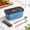 Blue, variant on Titanium Lunch Box With & Spoon 1000ml Lightweight Leakproof Metal Container For Adults Work Travel And Daily Meals (titanium)