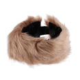 thumbnail image 4 of Mujeres Diadema Sintética Gorro de Orejeras de Invierno Sombrero de Esquí , tal se describe Macarena Sombrero de piel sintética de invierno, 4 of 6