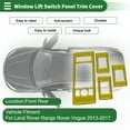 thumbnail image 2 of Cubierta del panel del interruptor de elevación de la ventana para Land Rover Range Rover Vogue 2013-2017, 2 of 6