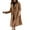 Khaki, variant on Lindreshi Shackets for Women 2023 with Pockets Fashion Woman Long Sleeve Open Front Loose Outerwear Solid Blouse Coat Tops Pockets Blouse