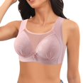 thumbnail image 4 of Womens Large Gathering Thin Bra With Breast Support Bra Sexy Underwear, 4 of 9