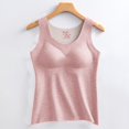 thumbnail image 1 of RXIRUCGD Mode Femme Coussin Chauffant Chaud Col Rond Uni (Rose, Taille : L), 1 of 3