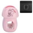 thumbnail image 1 of Dispensador automático de pasta de dientes con exprimidor, sin taladro, color rosa, 1 of 8