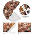 thumbnail image 2 of FMSHPON Halloween Halloween Cute Fox Xmas Christmas Tree Skirt Stand Mat for Holiday Party Decoration Indoor Outdoor 48 inches, 2 of 6