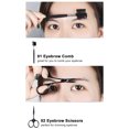thumbnail image 4 of Juego de cuidado de cejas Pinzas Tijeras de acero inoxidable Peine para cejas Navajas yeacher Cuidado de cejas, 4 of 7