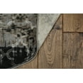 thumbnail image 4 of Evolution Trellis Vintage Rug Grey 8 Round Low Pile Polyester Dimensional Design, 4 of 6
