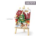 thumbnail image 1 of EDTara Mini Building Blocks 3D Painting Model Set DIY Creative Stereograph Collection Building Bricks Toy Xmas Gifts For Boys Girls, 1 of 9
