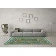 thumbnail image 3 of Ahgly Company Indoor Rectangle Oriental Light Blue Traditional Area Rugs, 4' x 6', 3 of 4