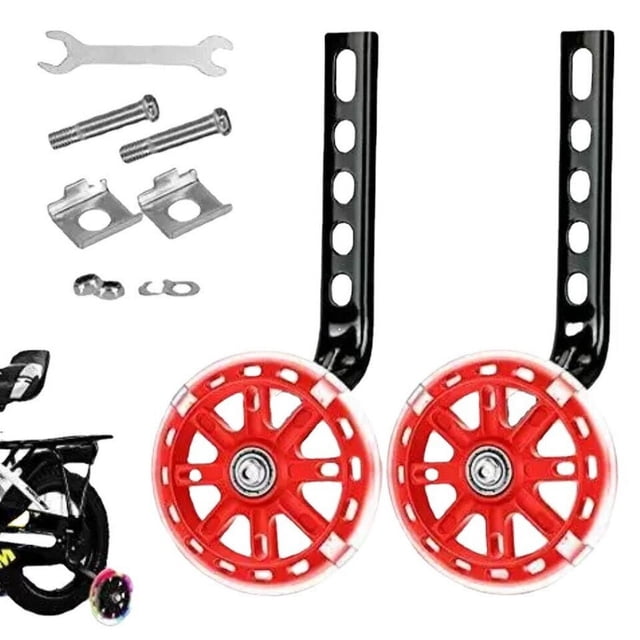 Universal Training Wheels for 12-20", Anti-Slip Wear Resistant Design Ensuring Safe and Confident Cycling