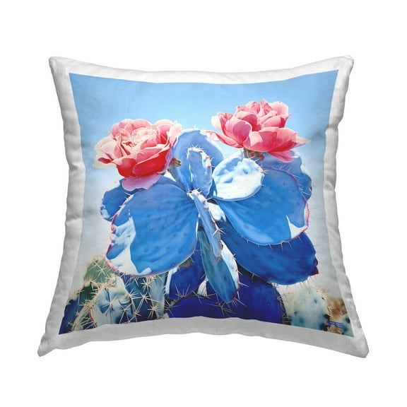 Stupell Industries Blooming Cactus Roses Decorative Printed Throw Pillow Design by RB
