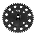 thumbnail image 2 of Engranaje principal recto de 52 dientes para coche RC, pieza de repuesto negra de acero al carbono medio AR310429, accesorios para Outcast 1/8, 2 of 9