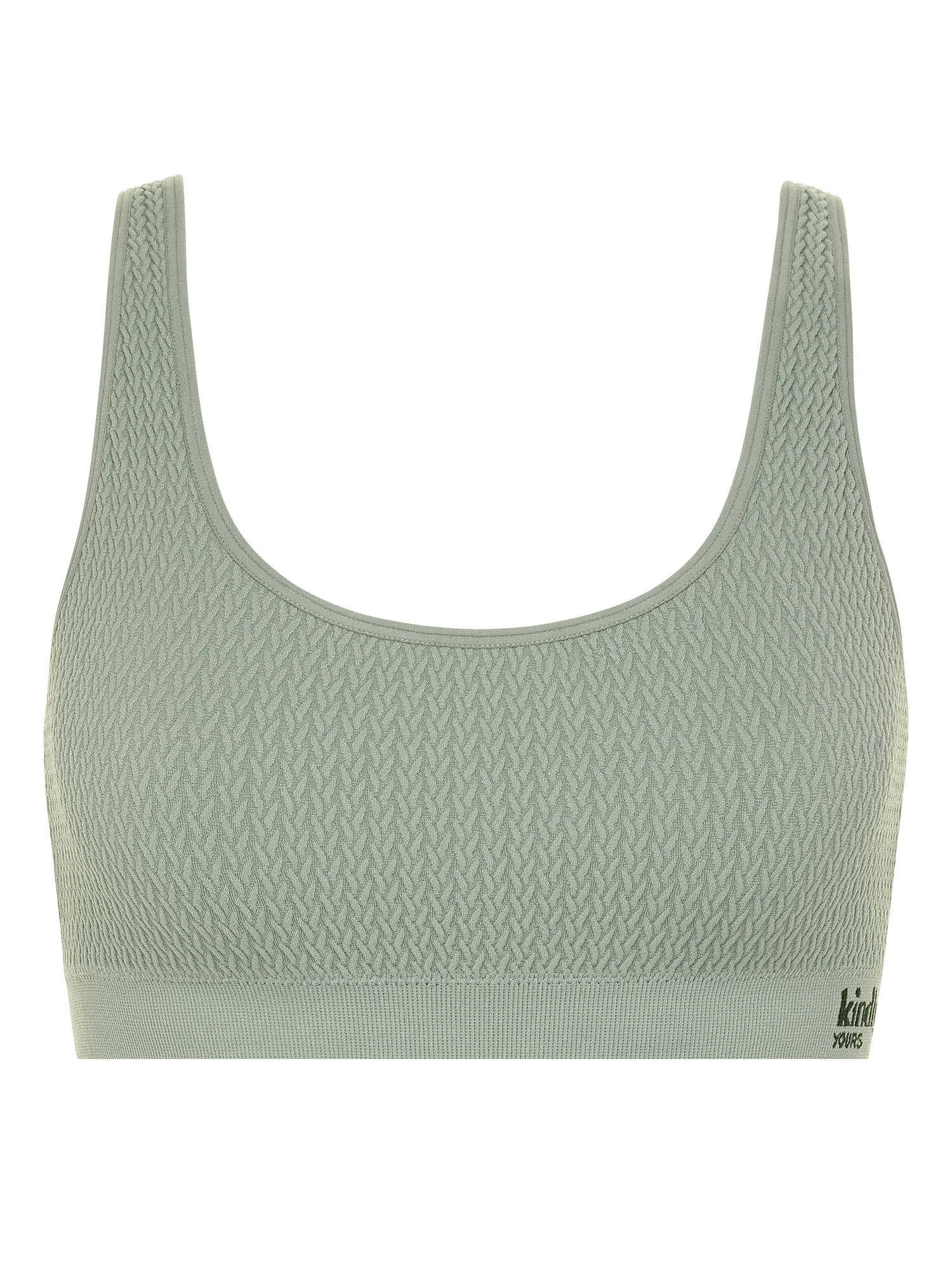 Kindly Yours Women’s Wire-Free Seamless Knit-Texture Bralette, Sizes S-XXXL