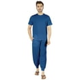 thumbnail image 1 of Inkmeso SolidPajama Set For Mens Short Sleeve Sleepwear Round NeckNightwearPj Set, 1 of 6